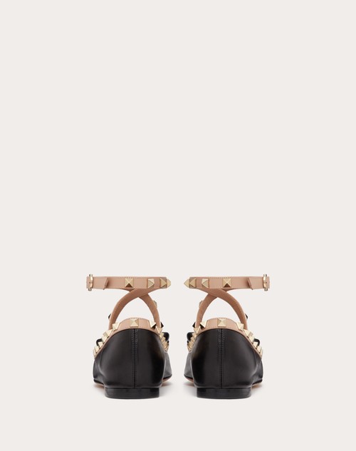 Red Valentino BALLERINA ROCKSTUD IN NAPPA Offerte esclusive