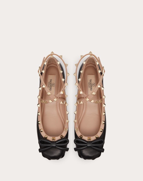 Red Valentino BALLERINA ROCKSTUD IN NAPPA Offerte esclusive