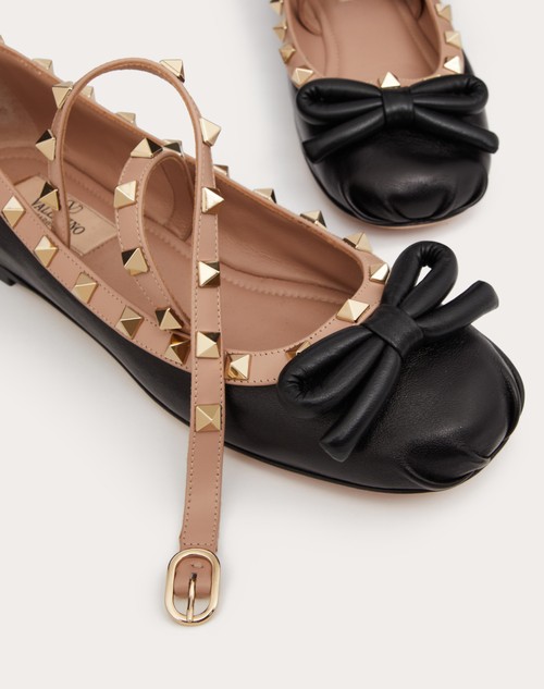 Red Valentino BALLERINA ROCKSTUD IN NAPPA Offerte esclusive