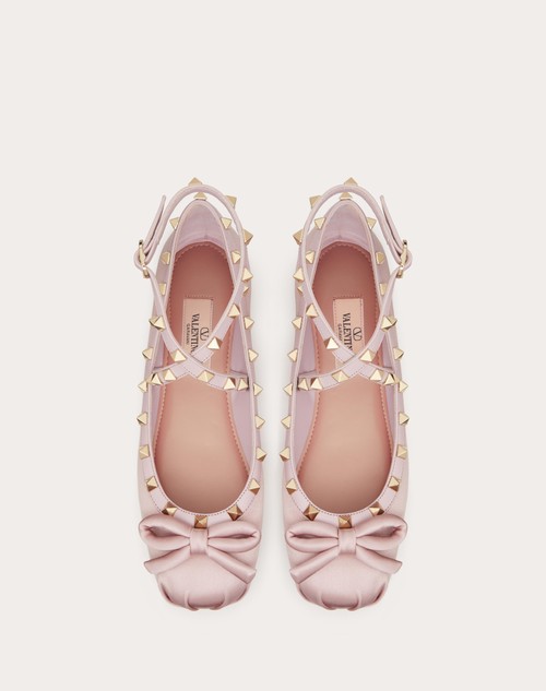Red Valentino BALLERINA ROCKSTUD IN RASO Bestseller
