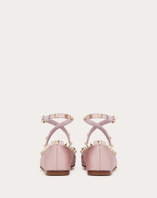 Red Valentino BALLERINA ROCKSTUD IN RASO Offerte stagionali