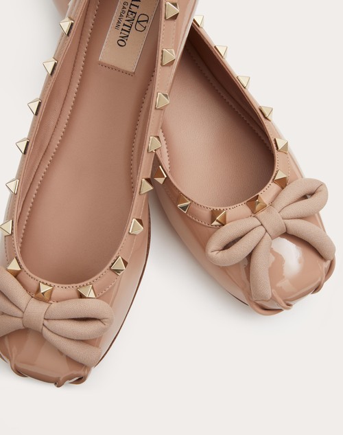 Red Valentino BALLERINA ROCKSTUD IN VERNICE Sconti VIP