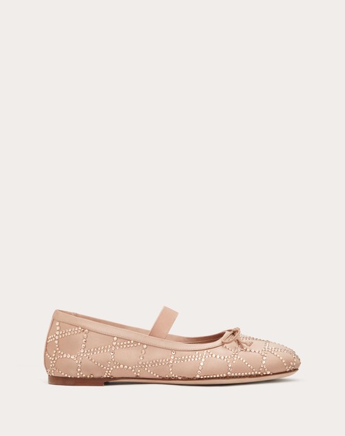 Red Valentino BALLERINA TOILE ICONOGRAPHE CON CRISTALLI Super Saving Price