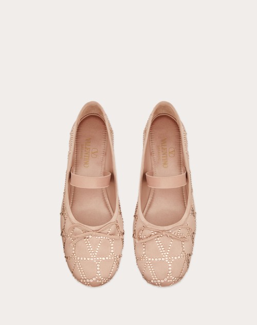 Red Valentino BALLERINA TOILE ICONOGRAPHE CON CRISTALLI Super Saving Price