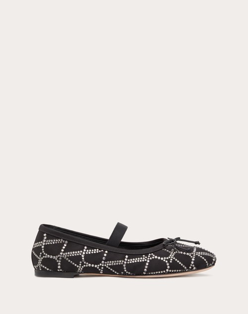 Red Valentino BALLERINA TOILE ICONOGRAPHE CON CRISTALLI Offerta settimanale