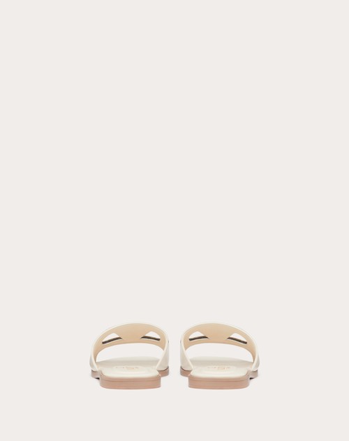 Red Valentino SANDALO SLIDE VLOGO CUT-OUT IN VITELLO Discount Store per i nuovi prodotti