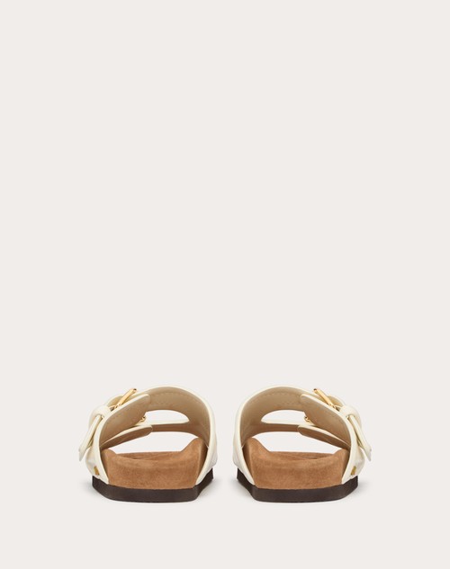 Red Valentino SANDALO SLIDE FUSSFRIEND IN VITELLO 30MM In vendita