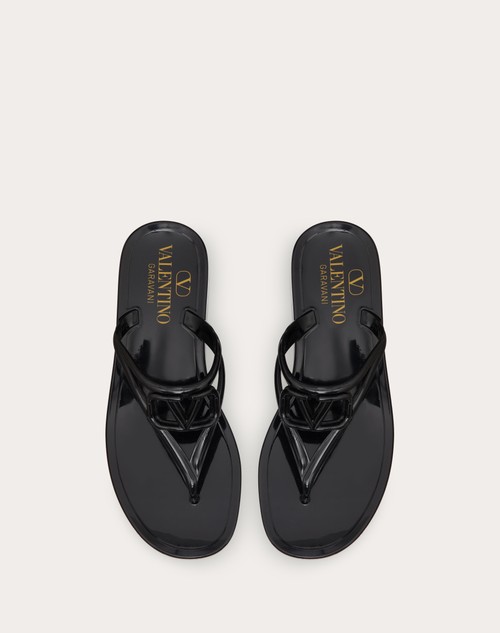 Red Valentino SANDALO INFRADITO VLOGO SIGNATURE IN GOMMA 2025