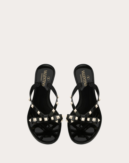 Red Valentino INFRADITO ROCKSTUD IN GOMMA Nuovo