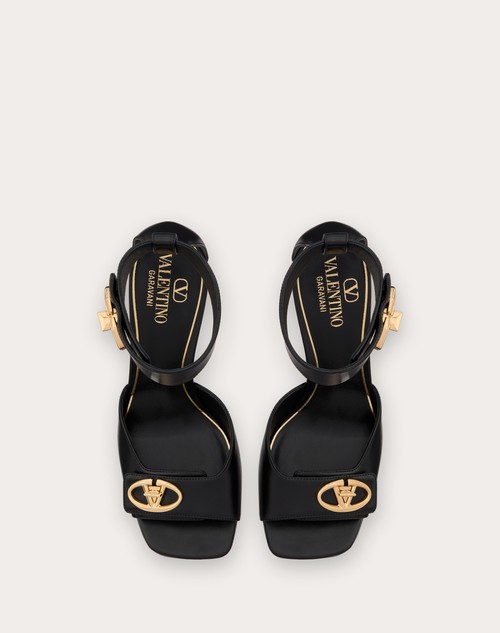 Red Valentino SANDALO VLOGO LOCKER IN VITELLO 105MM Qualità
