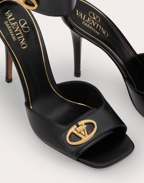 Red Valentino SANDALO VLOGO LOCKER IN VITELLO 105MM Qualità
