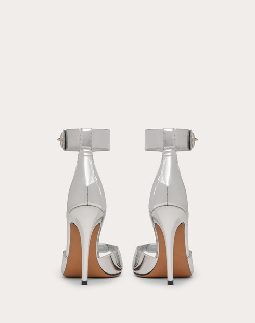 Red Valentino SANDALO VLOGO LOCKER IN VITELLO SPECCHIO 105MM Vendita