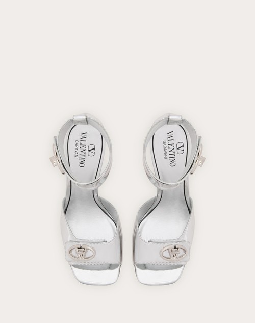 Red Valentino SANDALO VLOGO LOCKER IN VITELLO SPECCHIO 105MM Vendita