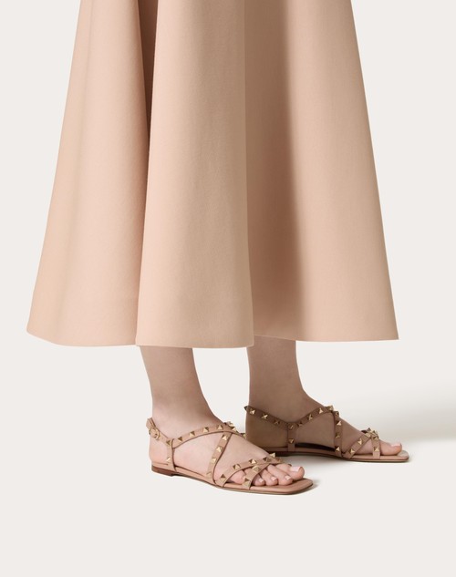 Red Valentino SANDALO ROCKSTUD IN VITELLO CON CINTURINI Promozione