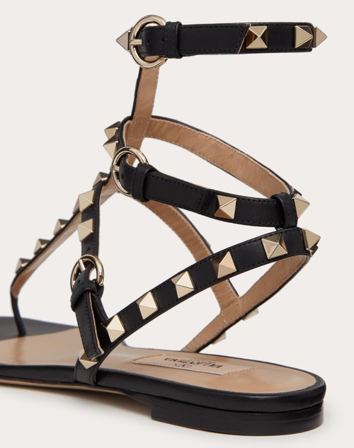 Red Valentino SANDALO INFRADITO ROCKSTUD IN VITELLO In Vendita