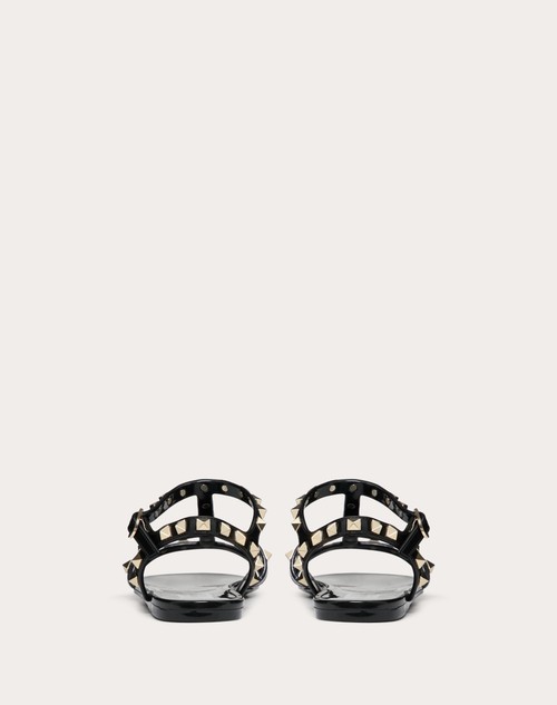 Red Valentino SANDALO BASSO ROCKSTUD IN GOMMA Prezzo di fabbrica