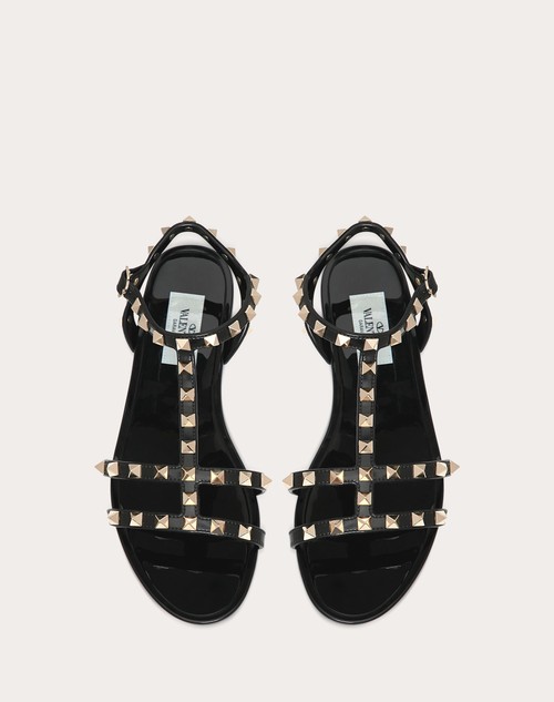 Red Valentino SANDALO BASSO ROCKSTUD IN GOMMA Prezzo di fabbrica