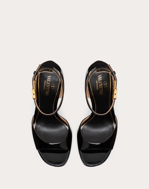Red Valentino SANDALO CON PLATEAU VALENTINO GARAVANI TAN-GO IN VERNICE 155MM Grande vendita