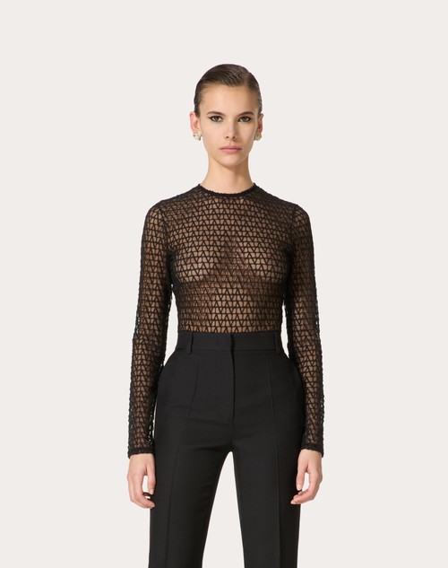 Red Valentino BODY IN TULLE TOILE ICONOGRAPHE Cyber Monday