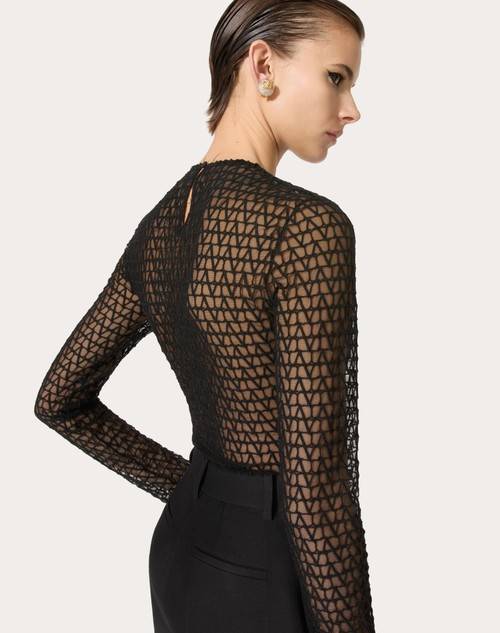Red Valentino BODY IN TULLE TOILE ICONOGRAPHE Cyber Monday