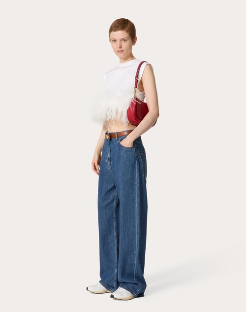 Red Valentino TOP IN JERSEY COTTON Offerta San Valentino