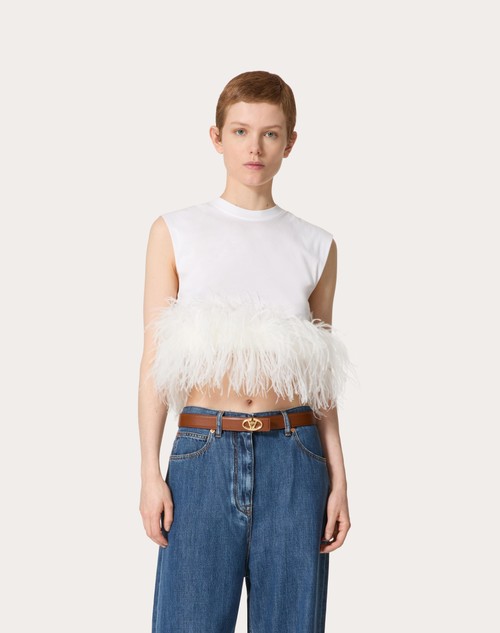 Red Valentino TOP IN JERSEY COTTON Offerta San Valentino