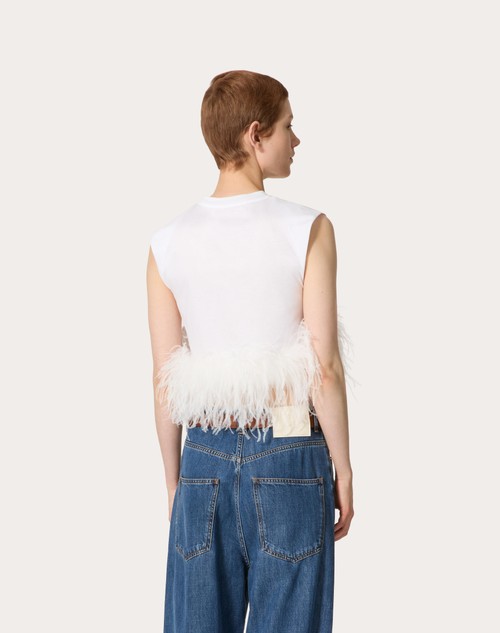 Red Valentino TOP IN JERSEY COTTON Offerta San Valentino
