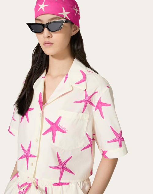 Red Valentino CAMICIA IN POPELINE STARFISH Lightning offer
