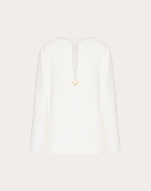 Red Valentino TOP IN CADY COUTURE Ultimo giorno