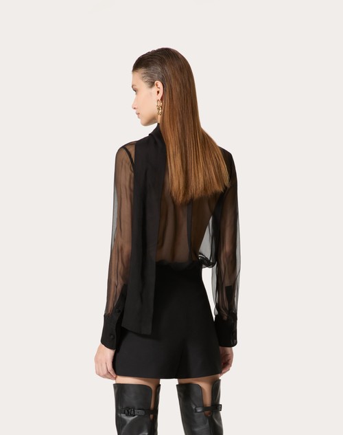Red Valentino CAMICIA IN CHIFFON Discount Store per i nuovi prodotti