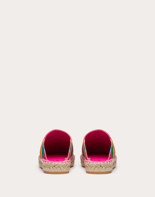 Red Valentino MULE VALENTINO GARAVANI ESCAPE IN CANVAS CON STAMPA CHEVRON24 25MM Officina