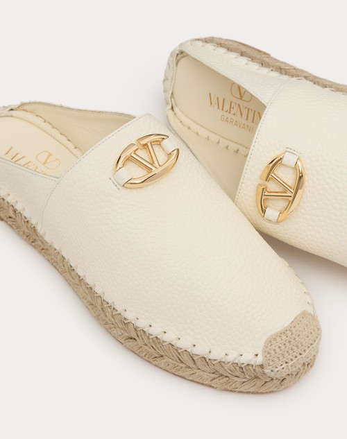 Red Valentino MULE VLOGO THE BOLD EDITION IN VITELLO GRANATO 25MM Esporta salva