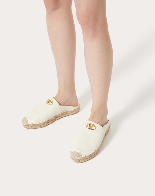 Red Valentino MULE VLOGO THE BOLD EDITION IN VITELLO GRANATO 25MM Esporta salva