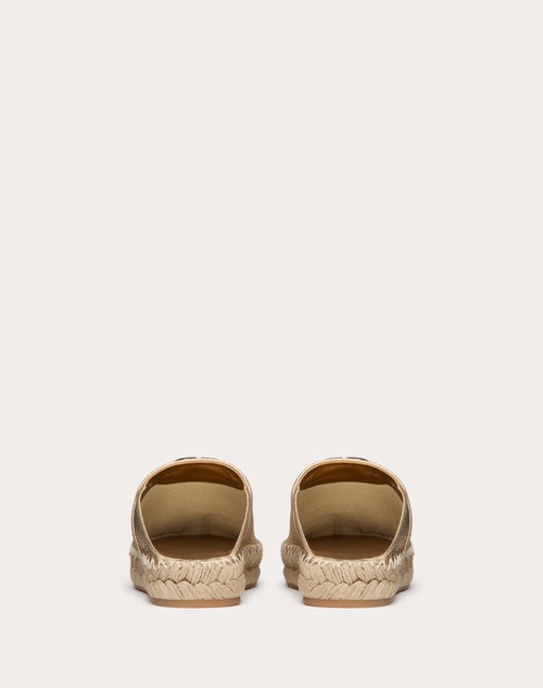 Red Valentino MULE VLOGO THE BOLD EDITION IN VITELLO GRANATO METALLIZZATO 25MM Black Friday Prezzi