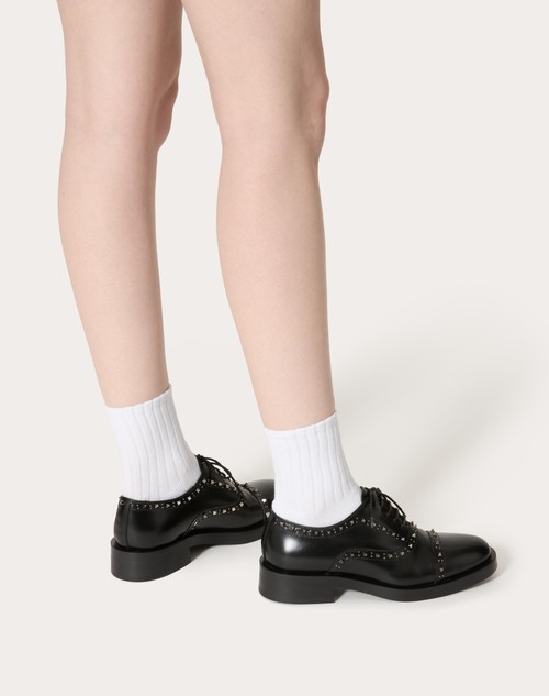 Red Valentino SCARPA STRINGATA OXFORD VALENTINO GARAVANI GENTLEGLAM IN VITELLO Promozione Limitata