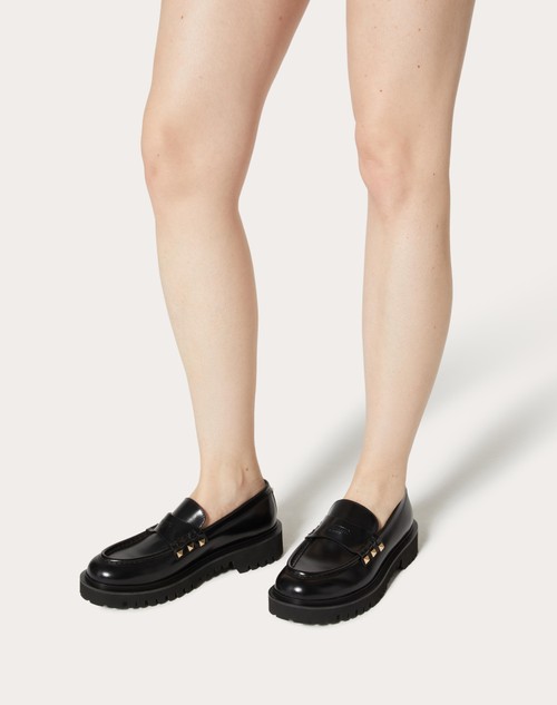 Red Valentino MOCASSINO ROCKSTUD IN VITELLO Convenienza