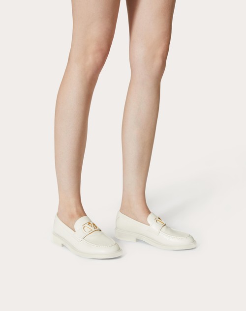 Red Valentino MOCASSINO VLOGO SIGNATURE IN VITELLO Novità