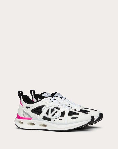 Red Valentino SNEAKER VLOGO EASYJOG IN VITELLO E TESSUTO Offerta