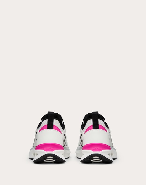 Red Valentino SNEAKER VLOGO EASYJOG IN VITELLO E TESSUTO Offerta