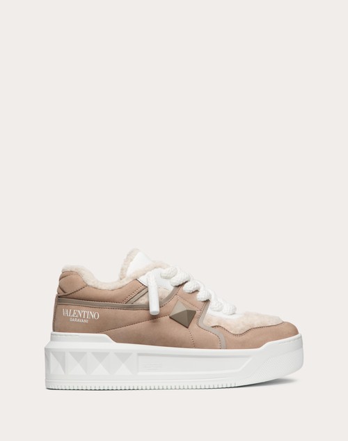 Red Valentino SNEAKER ONE STUD XL IN NABUK E LANA Online