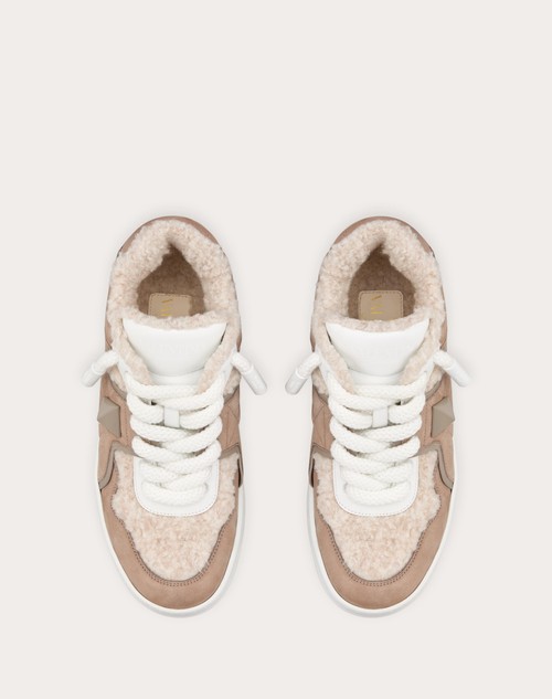 Red Valentino SNEAKER ONE STUD XL IN NABUK E LANA Online