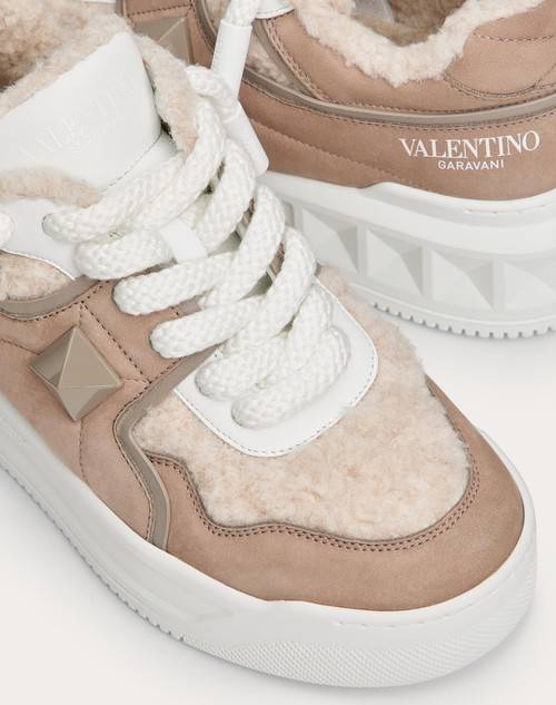 Red Valentino SNEAKER ONE STUD XL IN NABUK E LANA Online