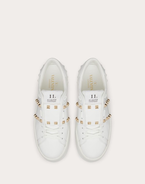 Red Valentino SNEAKER FLATFORM ROCKSTUD UNTITLED IN VITELLO Outlet