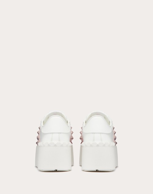 Red Valentino SNEAKER FLATFORM ROCKSTUD UNTITLED IN VITELLO CON MICRO BORCHIE Hotsell