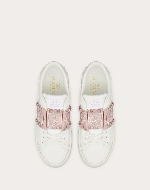Red Valentino SNEAKER FLATFORM ROCKSTUD UNTITLED IN VITELLO CON MICRO BORCHIE Hotsell