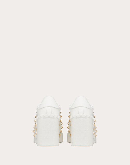 Red Valentino SNEAKER CON ZEPPA OPEN DISCO IN VITELLO 85MM Vendita Economica