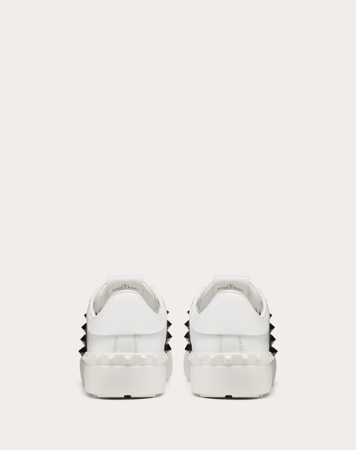 Red Valentino SNEAKER ROCKSTUD UNTITLED IN VITELLO CON BORCHIE IN TONO Vendite Flash