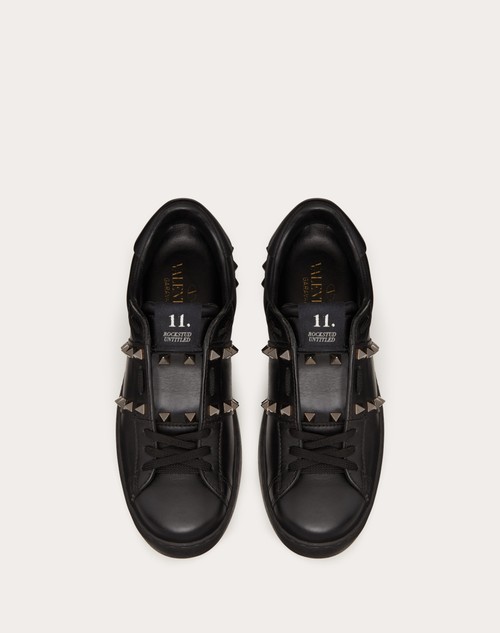 Red Valentino SNEAKER ROCKSTUD UNTITLED NOIR IN VITELLO In Saldo