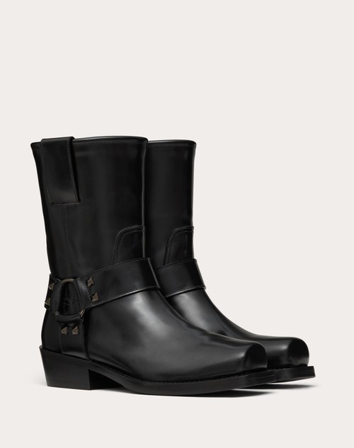 Red Valentino STIVALETTO BIKER ROCKSTUD IN VITELLO 40MM Vendite stagionali