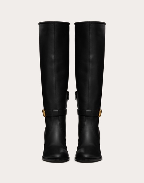 Red Valentino STIVALE VLOGO SIGNATURE IN VITELLO 75MM Offerta natalizia